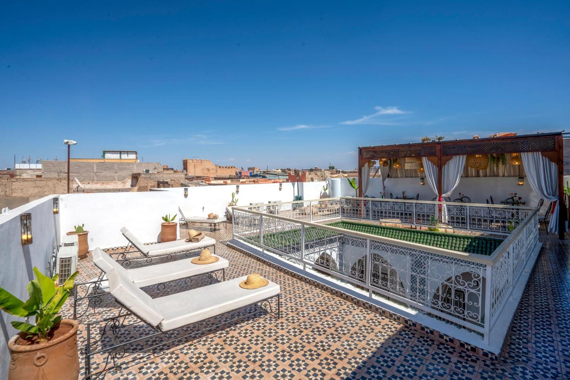 Hotel Riad Les Cornes De Gazelle Marrakesch Exterior foto