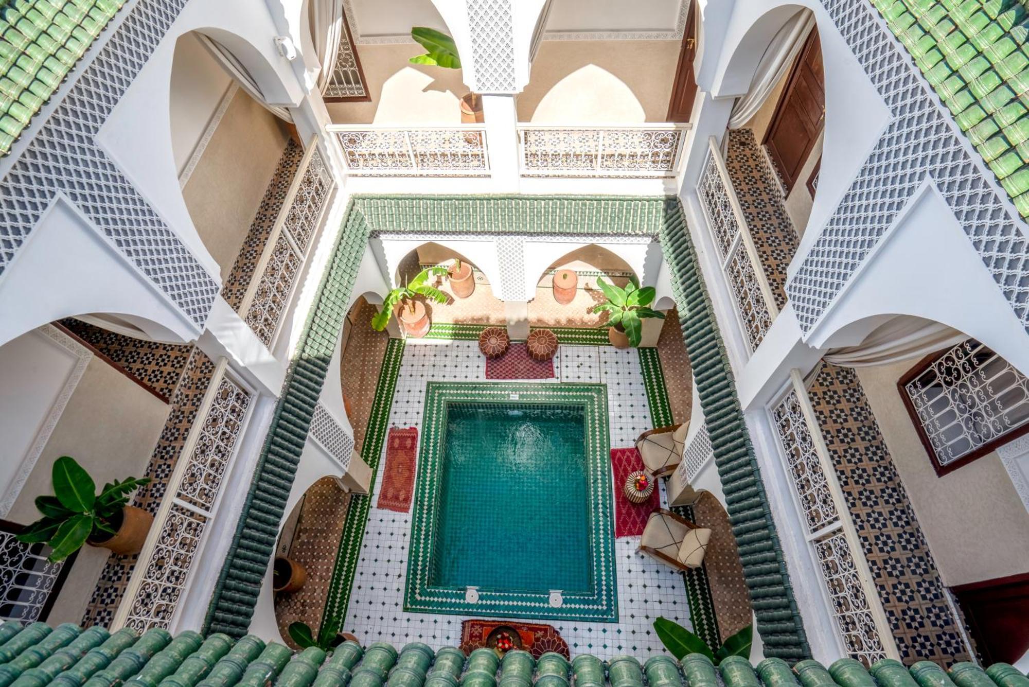 Hotel Riad Les Cornes De Gazelle Marrakesch Exterior foto