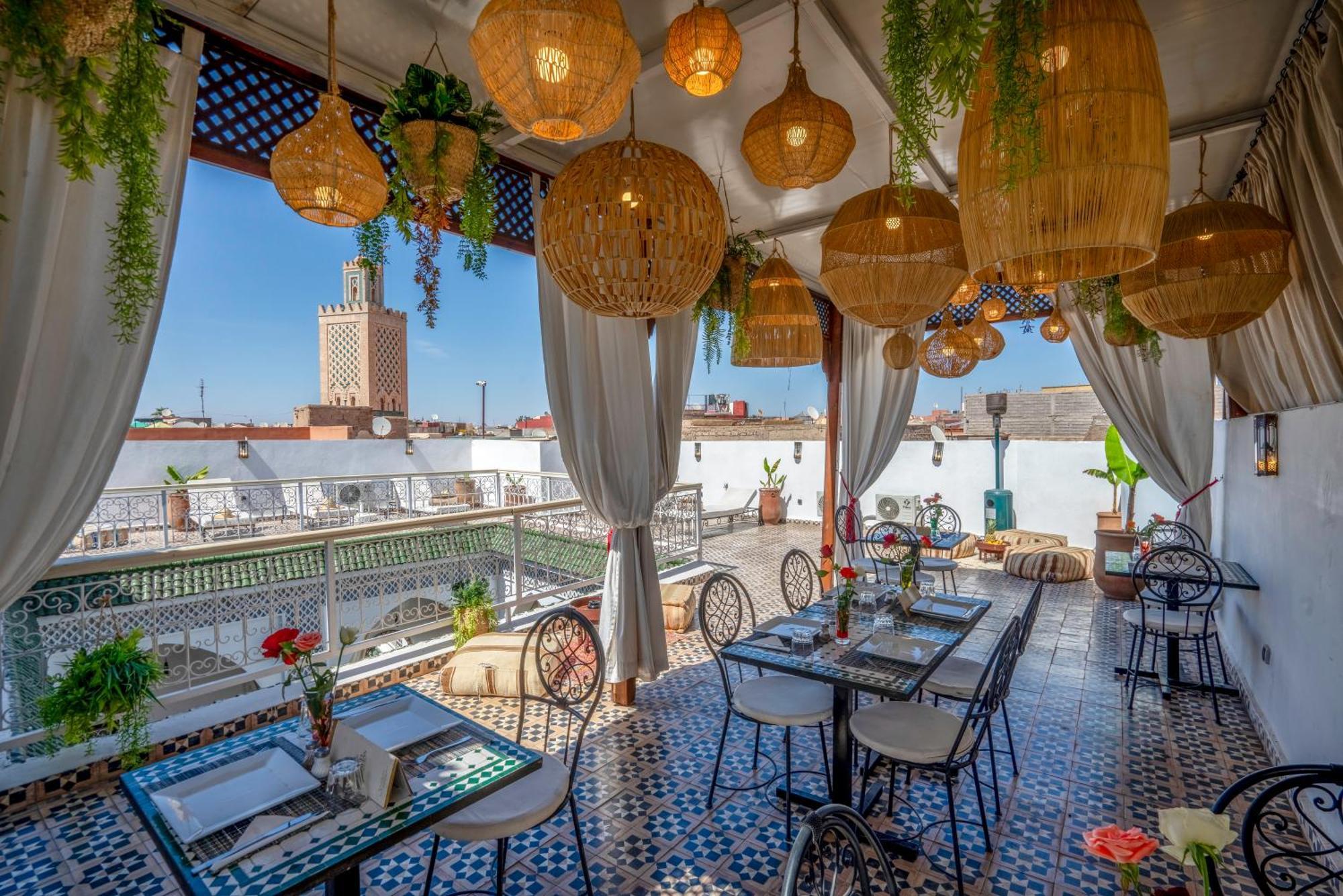 Riad Les Cornes De Gazelle Marrakesch Exterior foto