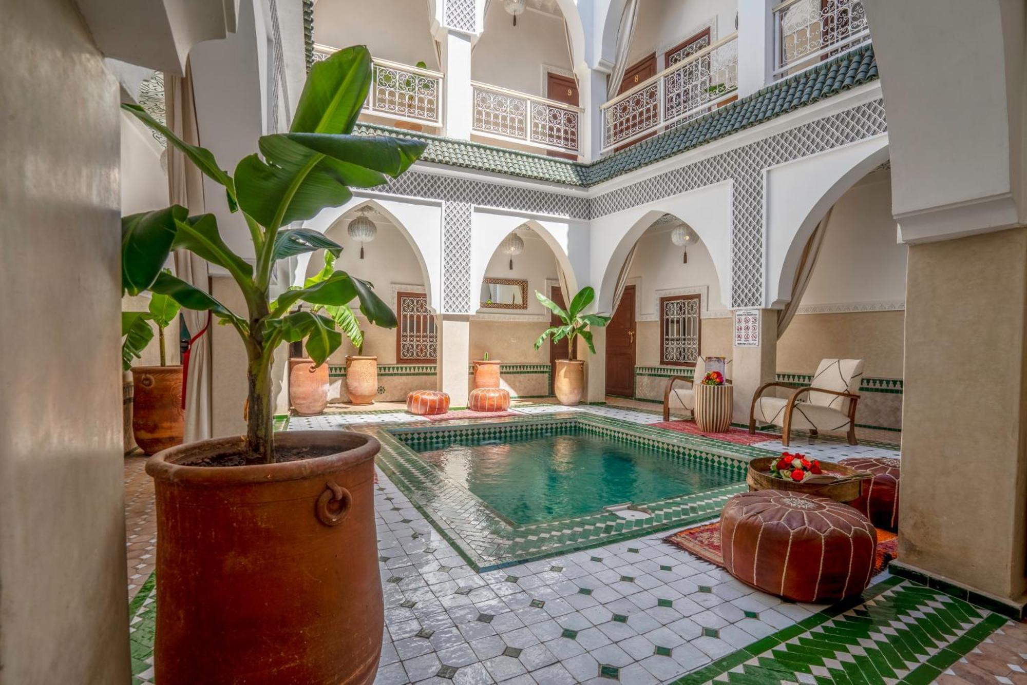 Hotel Riad Les Cornes De Gazelle Marrakesch Exterior foto