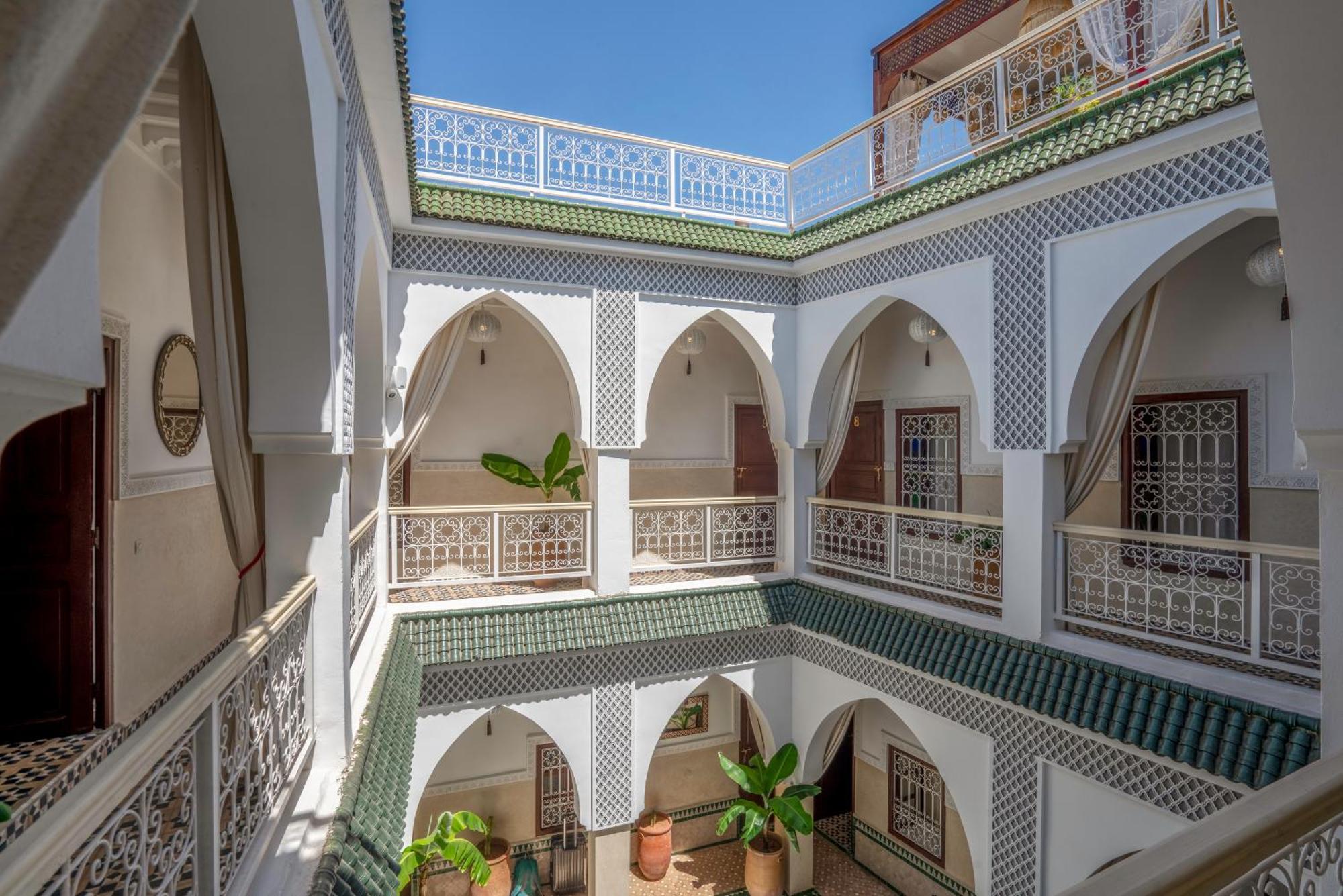 Hotel Riad Les Cornes De Gazelle Marrakesch Exterior foto