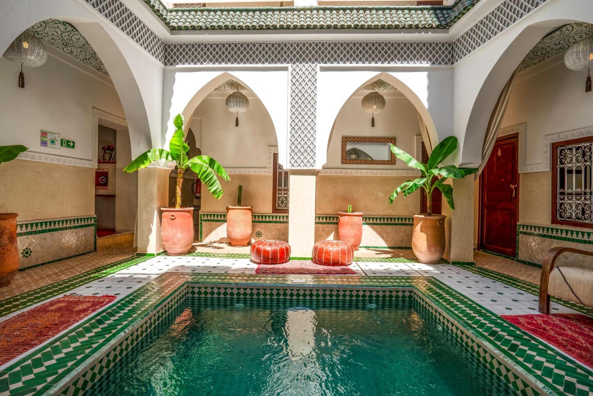 Hotel Riad Les Cornes De Gazelle Marrakesch Exterior foto